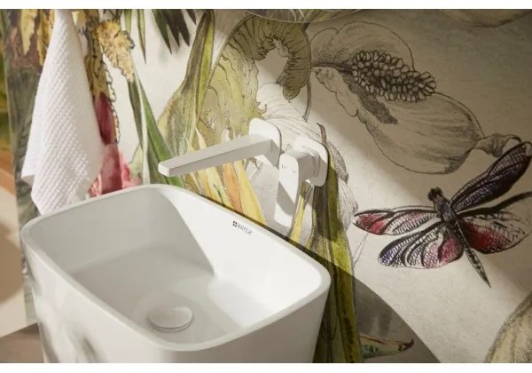 KFA Armatura 4529-810-44 - Miscelatore per lavabo ad incasso MALAGA bianco