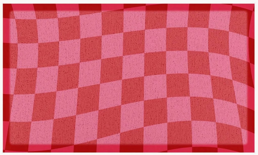 Zerbino lavabile Fuchsia Wavy
