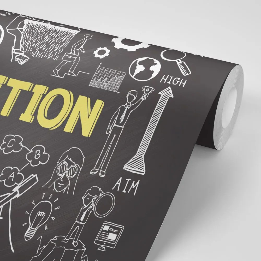 Carta da parati – Lavagna motivazionale - Ambition