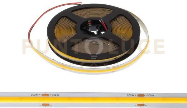 Strip led cob 560led per mt 24v cct 2700-6500k 9,5w per mt 900lm ip...