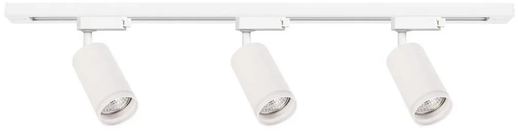 Faretto per sistema binario PIPE 3x GU10/10W/230V bianco