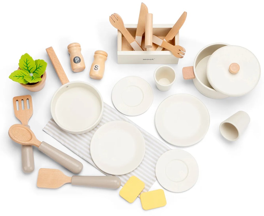 Cucina in legno con lavastoviglie