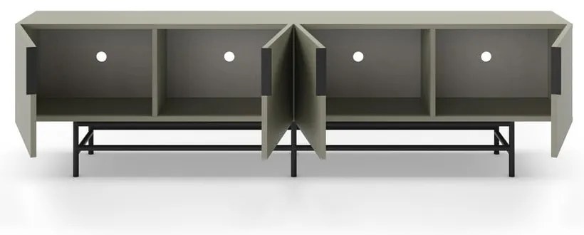 Mobile TV verde-grigio 200x63,5 cm Eldia - Marckeric