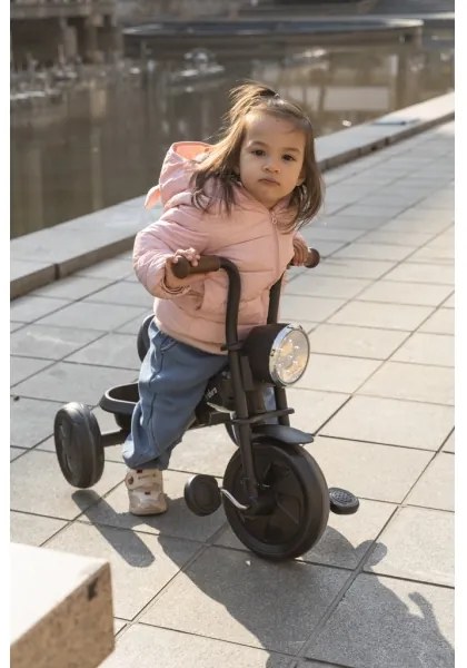 QPlay - Triciclo per bambini TRIDURO nero/rosso