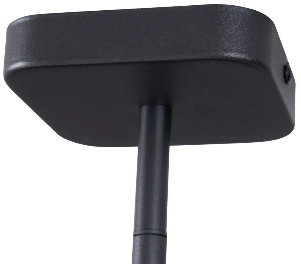 Faretto da soffitto moderno nero rotondo GU10 35mm orientabile e inclinabile - Kate