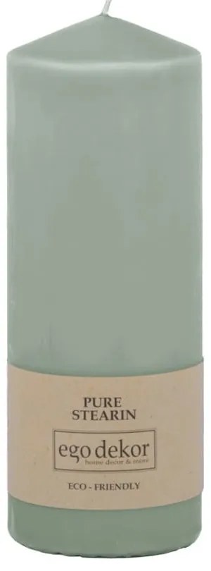 Candela blu turchese Top, durata di combustione 50 h Eco - Eco candles by Ego dekor