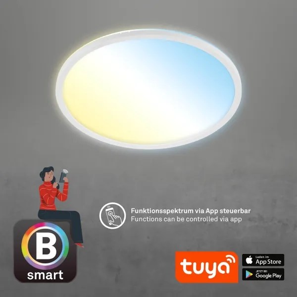 Brilo - Plafoniera LED dimmerabile SLIM LED/22W/230V Wi-Fi Tuya + +TC