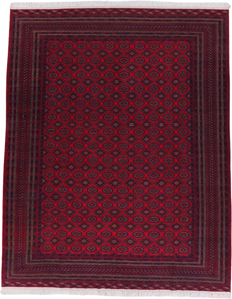 Afghan Tappeto 380x310 () Annodato A Mano