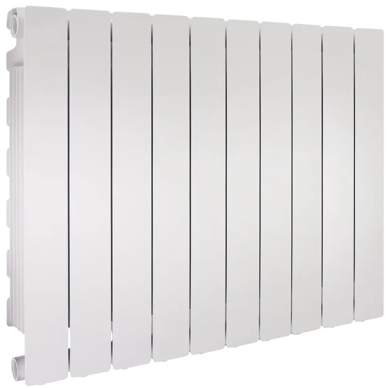 Radiatore acqua calda PRODIGE MODERN in alluminio, 10 elementi, interasse 600 mm, neutral white