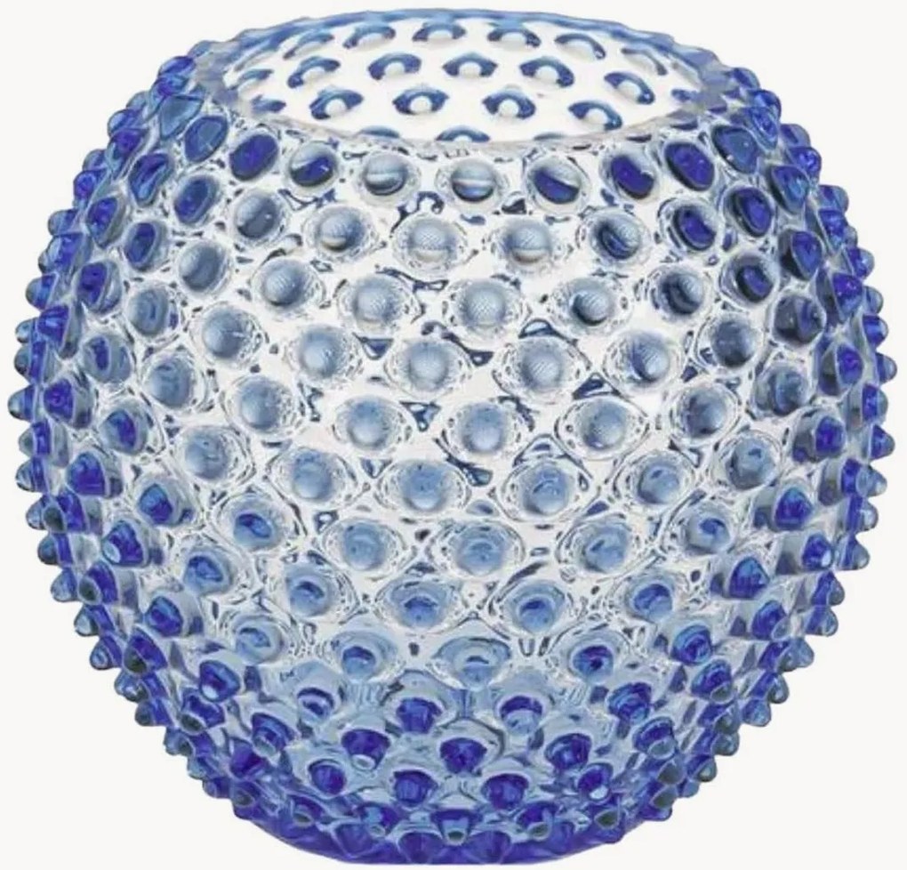 Vaso in vetro soffiato Hobnail Globe