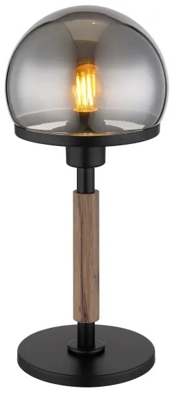 Globo 21954S - Lampada da tavolo HAKU 1xE27/40W/230V nero/marrone