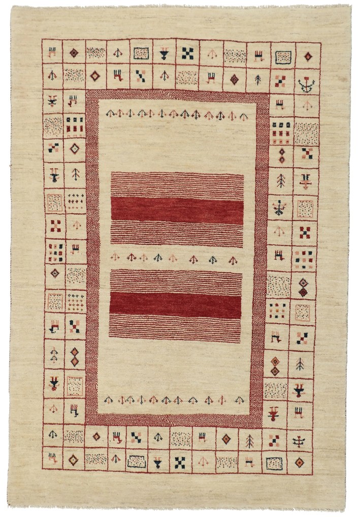 Gabbeh Tappeto persiano 220 x 140 (Iran) Annodato A Mano
