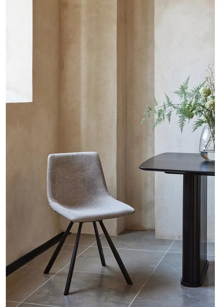 Sedia da pranzo grigio chiaro Yukon - Unique Furniture