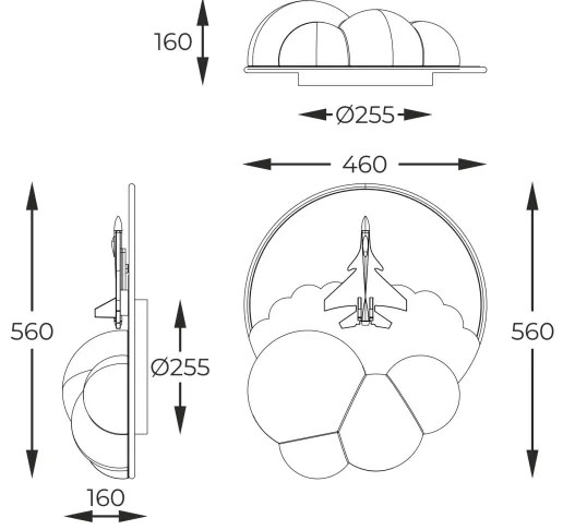 Zuma Line MX4024-1-3WT - Plafoniera LED FOCUS LED/37W/230V
