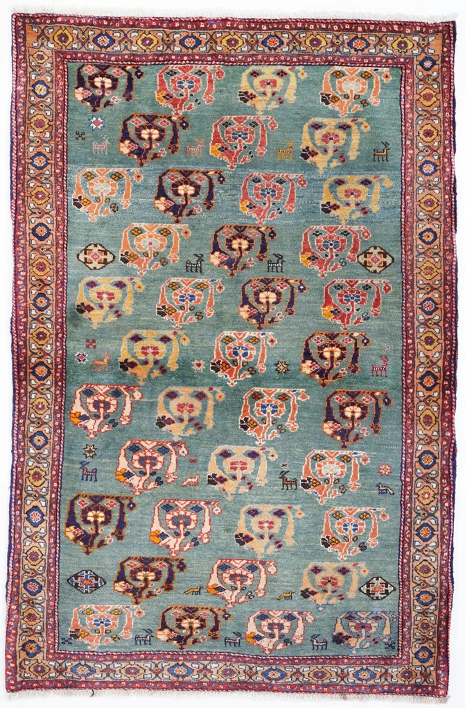 Tappeto orientale 100 x 150 (Indian) Annodato A Mano