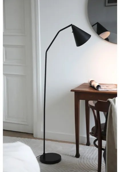 Markslöjd 108889 - Lampada da terra dimmerabile FUNIL LED/4,9W/230V nera