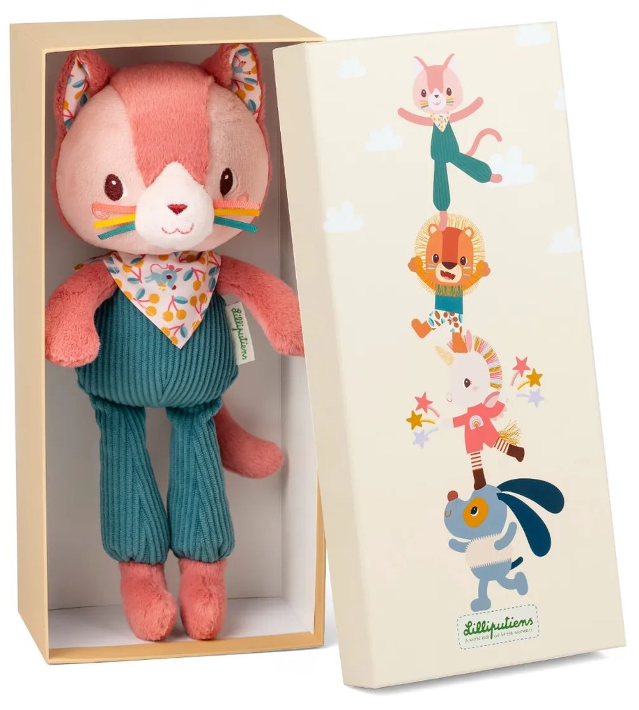 Lilliputiens - Peluche coccolone - Jeanne il gatto