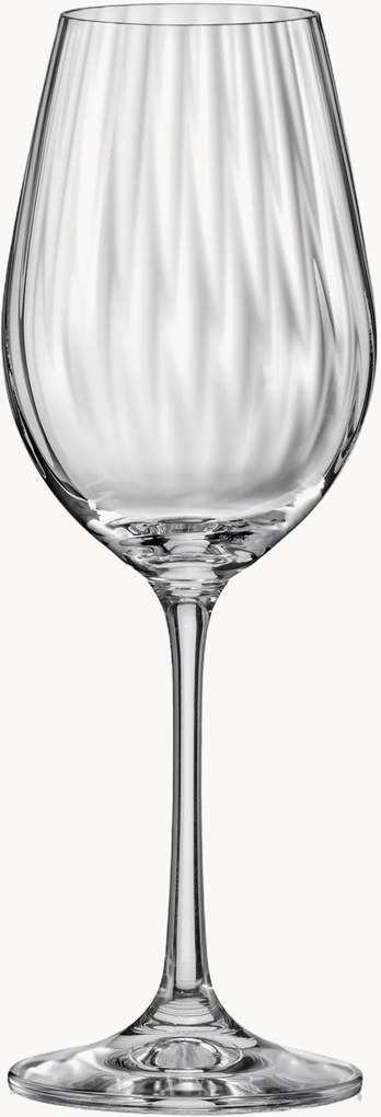 Set di 12 bicchieri da vino in cristallo Optic