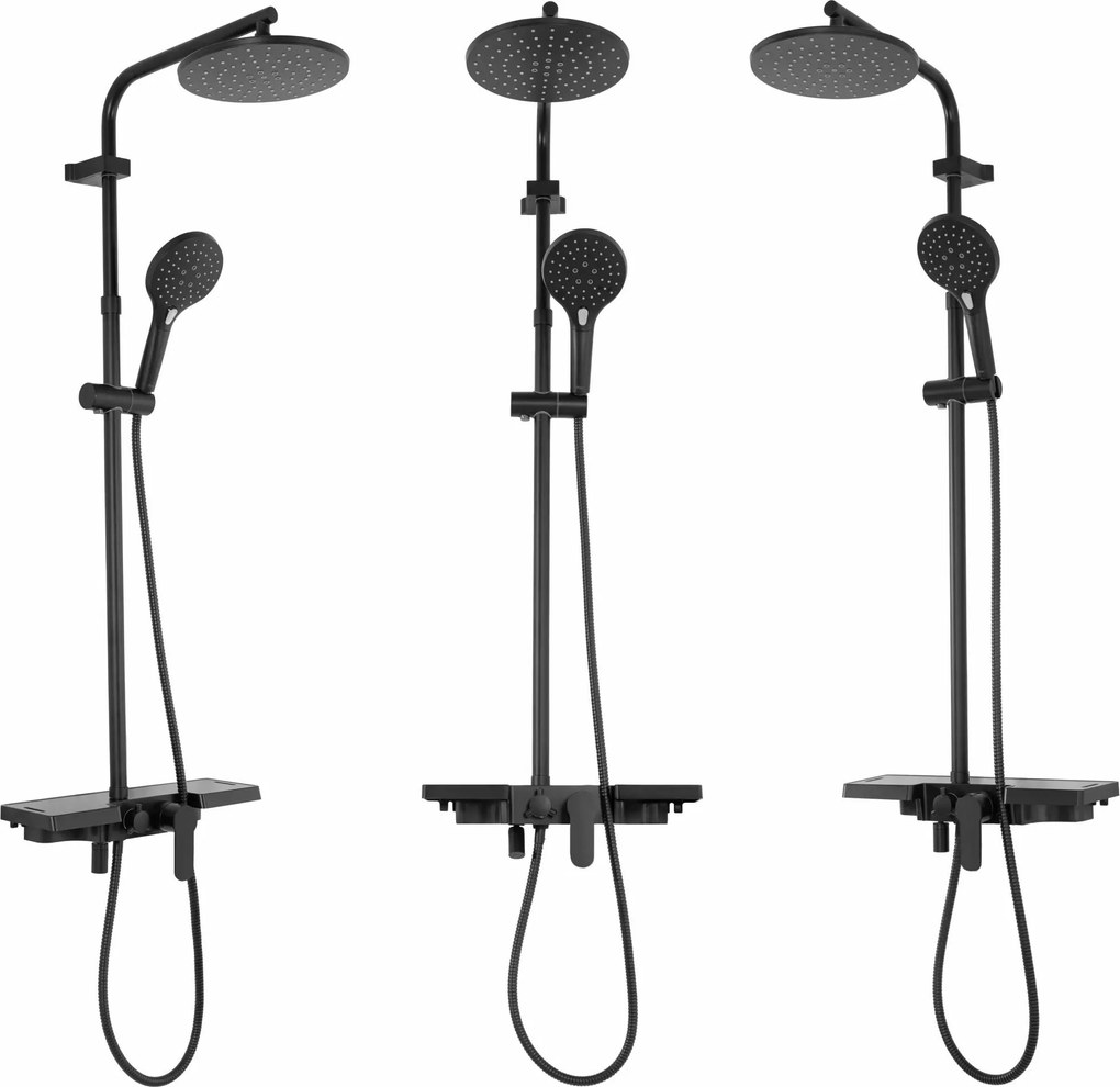 Set Doccia da incasso REA SANTOS Black