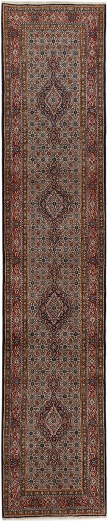 Moud Tappeto persiano 390x80 (Iran) Annodato A Mano