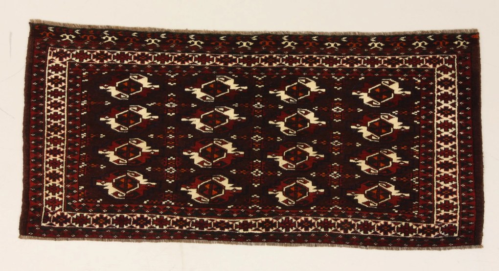 Turkmen Tappeto persiano 60 x 130 (Iran) Annodato A Mano