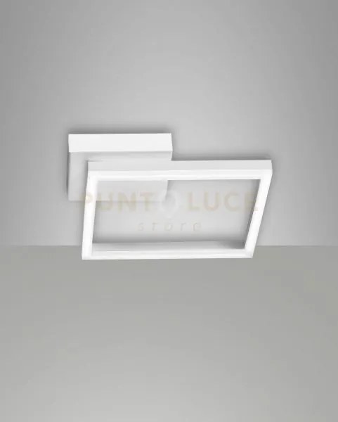 Bard applique bianca 1 luce a led 3000k - 22w - 2160 lm dimmerabile...
