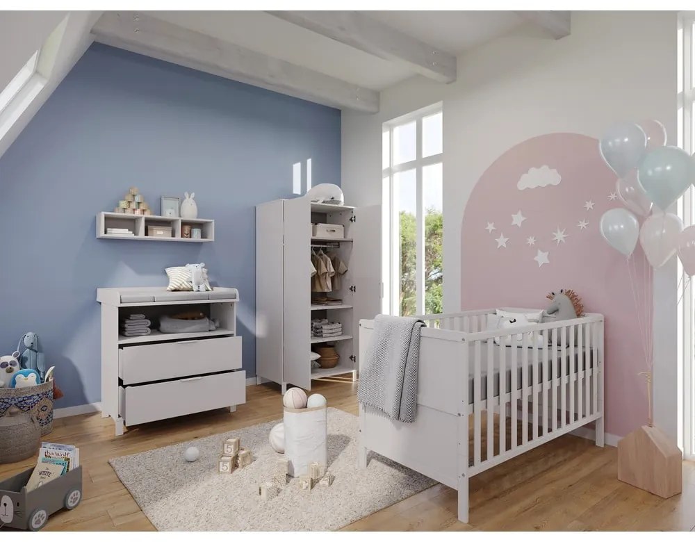 Cassettiera per bambini color crema 89x92x54 cm Alkmaar – Germania