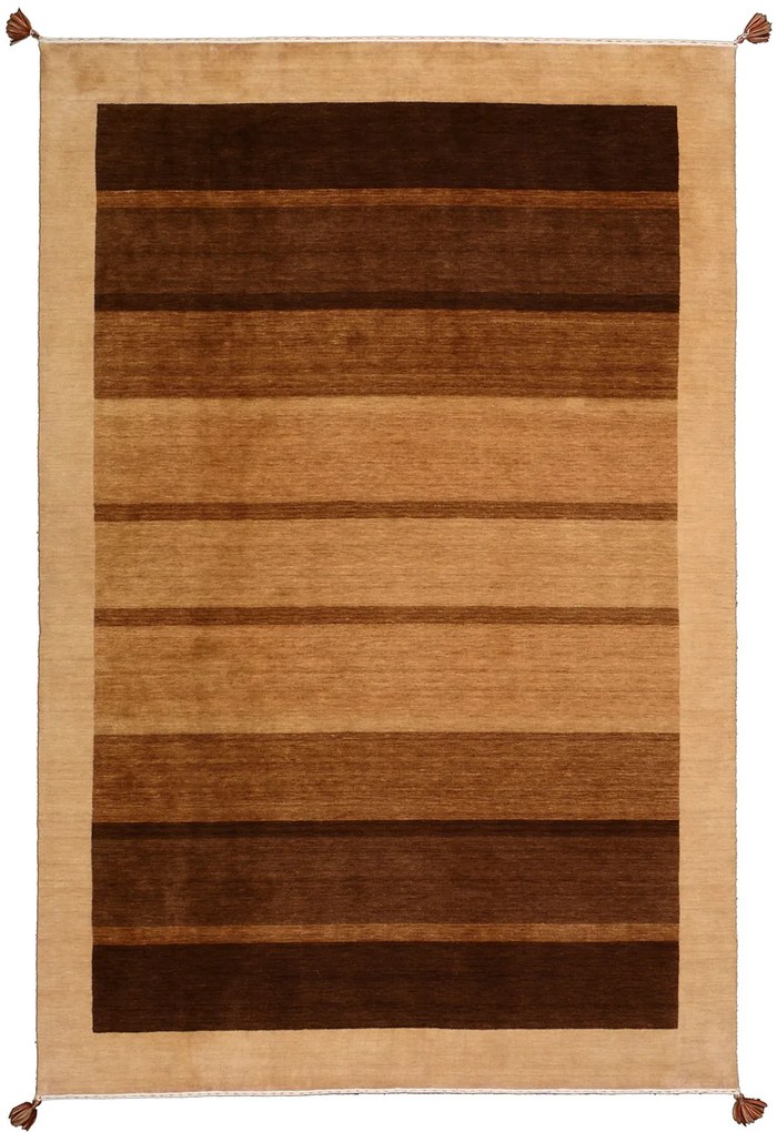 Loribaft Tappeto 300x200 Beige (Indian) Realizzato A Mano
