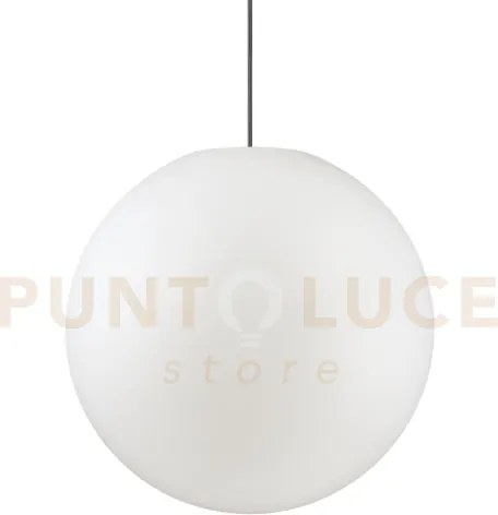 Sole sospensione per esterni 1 luce attacco e27 ip44 sfera in plast...