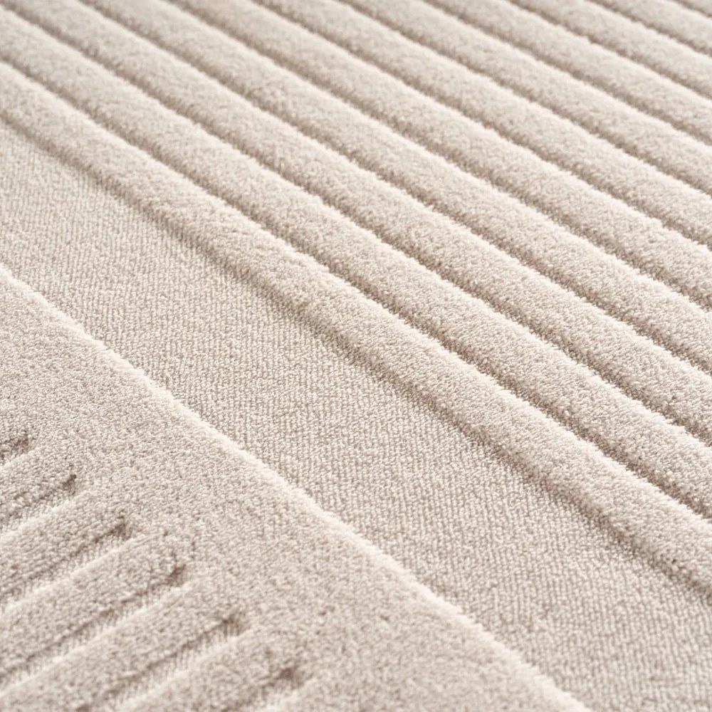 Passatoia color crema lavabile 80x250 cm Pompei 1612 – Ayyildiz Carpets