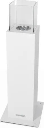 Camino a bioetanolo da giardino biocamino per esterno Capri 70 Bianco