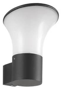 Applique lanterna da esterno ARES in alluminio 17x20 cm verniciato NERO