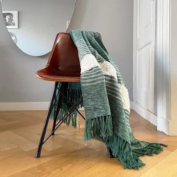 Malagoon  Plaid, coperte Tribal green throw  Malagoon