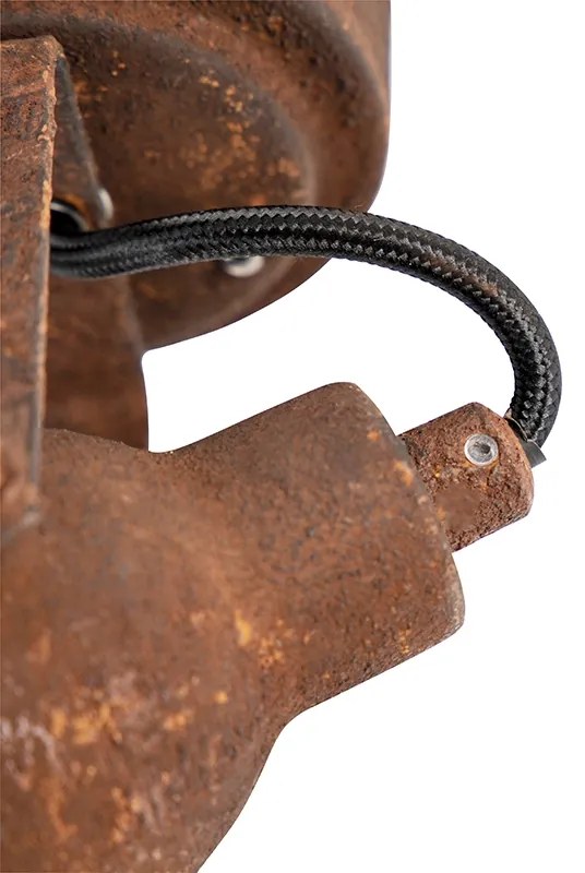 Faretto industriale marrone ruggine - Sorra