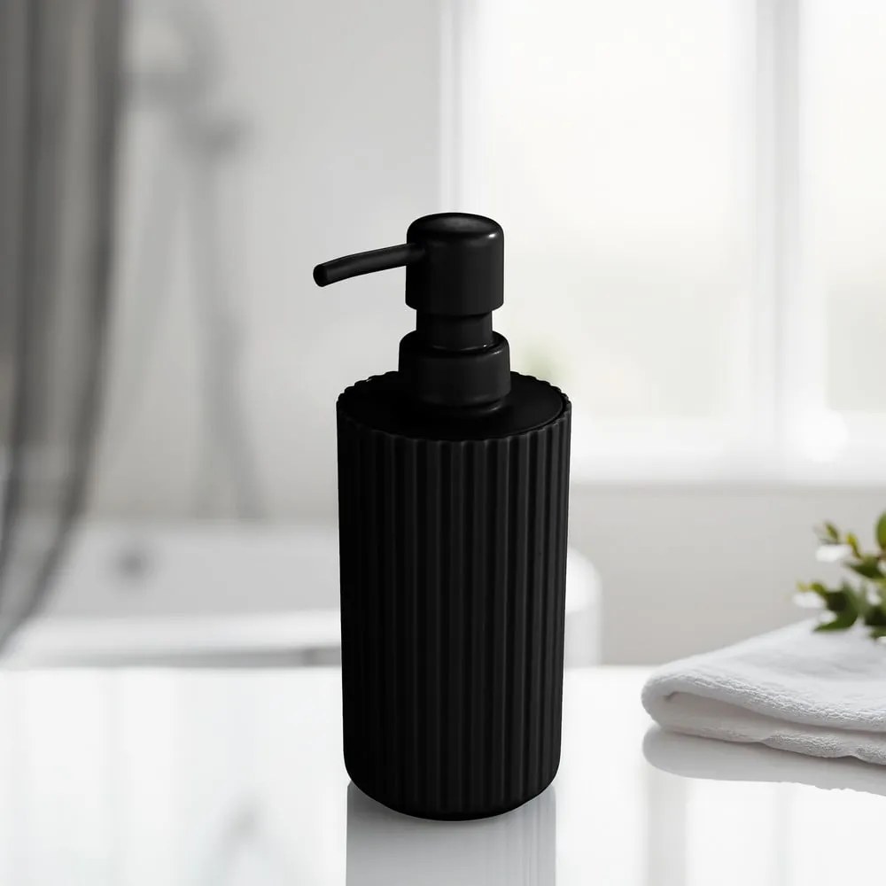 Dispenser di sapone nero 0,28 l Minas - Allstar