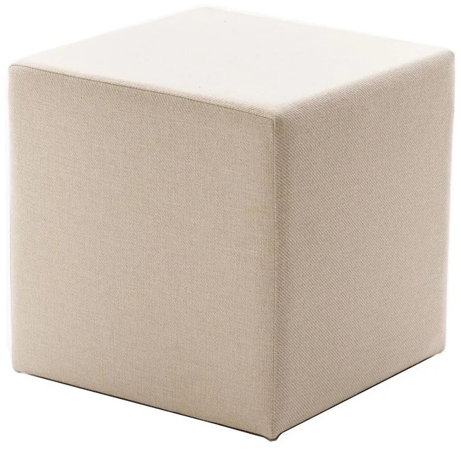 Pouf CUBI 40x40 cm crema