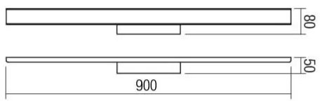 Redo 01-1527 - Illuminazione LED per specchio da bagno DAO LED/36W/230V IP44