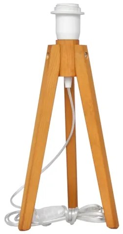 Lampada da tavolo ALBA 1xE27/15W/230V bianco/quercia