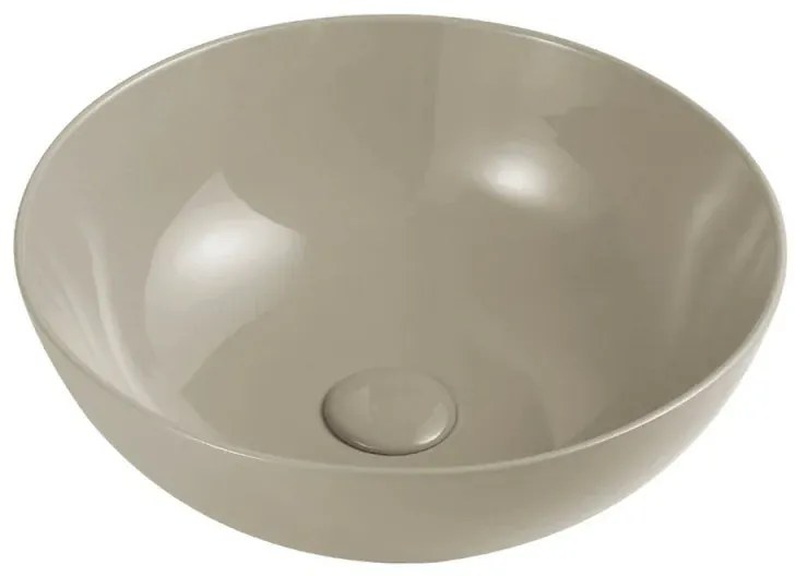 Lavabo da appoggio a ciotola 38,5 cm sabbia in ceramica Espeon