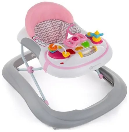 PETITE&MARS - Girello con melodia MONTY rosa