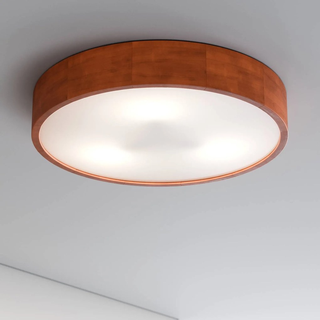Envostar Kerio plafoniera, Ø47cm, pino rustico