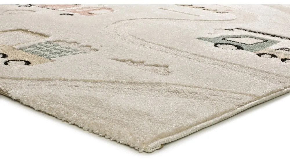 Tappeto da gioco per bambini beige 120x170 cm Clown – Universal