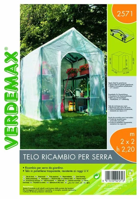 Telo di ricambio VERDEMAX per serra Violetta