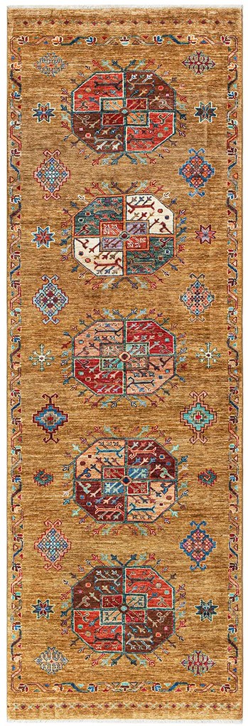 Samarkand Tappeto orientale 270x80 (Pakistan) Annodato A Mano