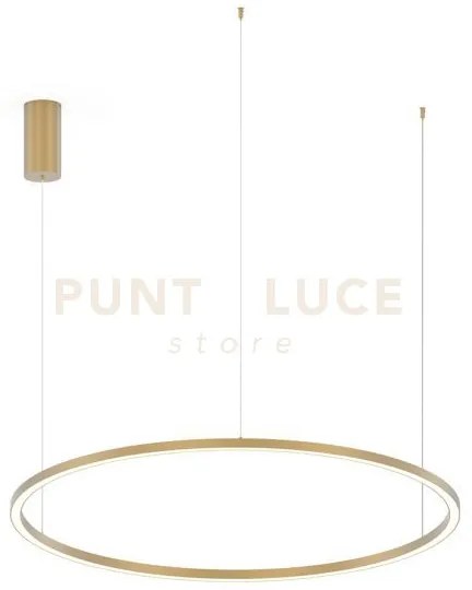 Lampadario a sospensione led hoop oro 60w 9000lm cct 13000k 4000k 6...