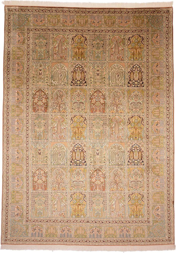 Cashmere Silk Tappeto orientale 240x330 (Indian) Annodato A Mano