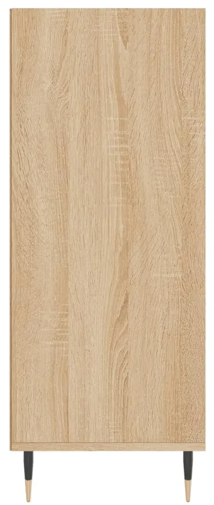 Credenza rovere sonoma 57x35x90 cm in legno multistrato