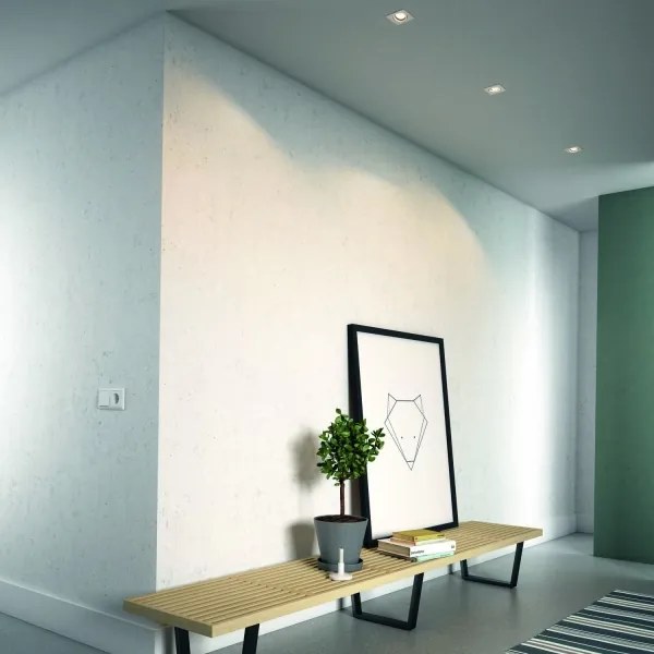 Philips 50193/31/PN - Set 3x faretti LED RGBW dimmerabili da incasso, 1x GU10/4,8W/230V, bianchi + telecomando