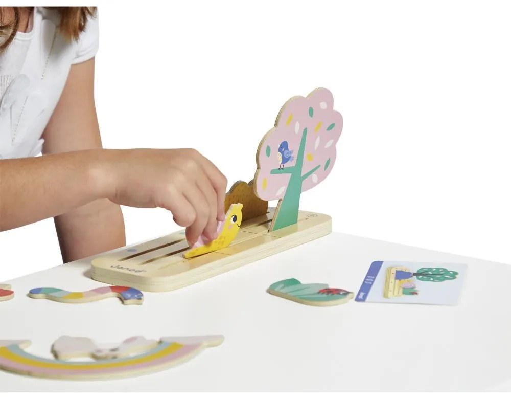 Gioco educativo per bambini - Orientarsi nello spazio - Giardino