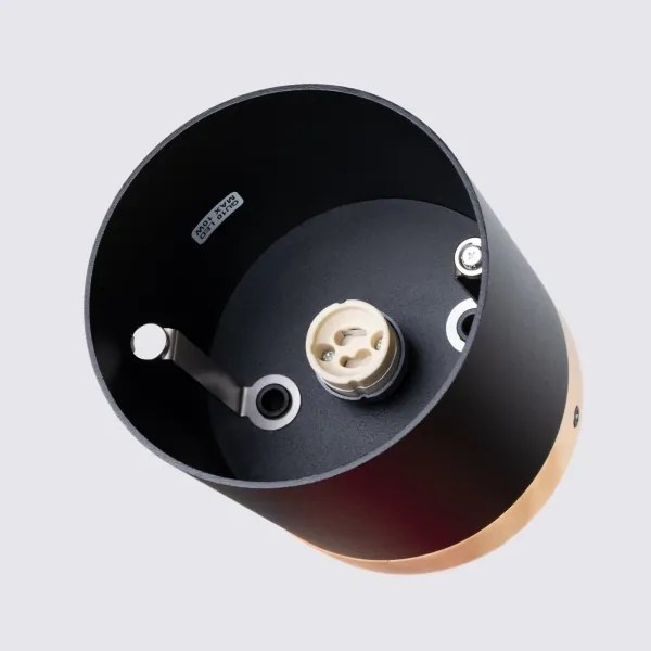 Sollux SL.1349 - Faretto RIF 1xGU10/10W/230V diametro 12 cm nero